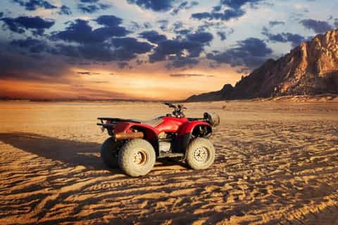 Sharm El-Sheikh: ATV Desert Morning Quad Safari w/Sandboard