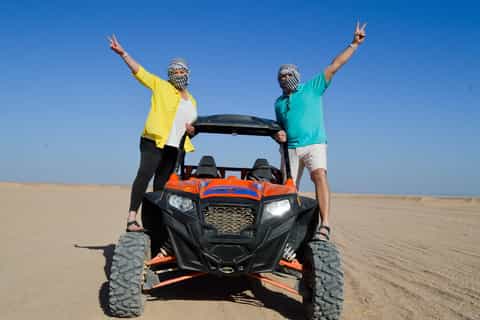 Hurghada: Desert Safari by Dune Buggy with Optional BBQ