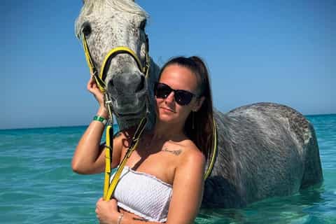Hurghada: Horse Riding & Swimming with FREE Photos & Videos