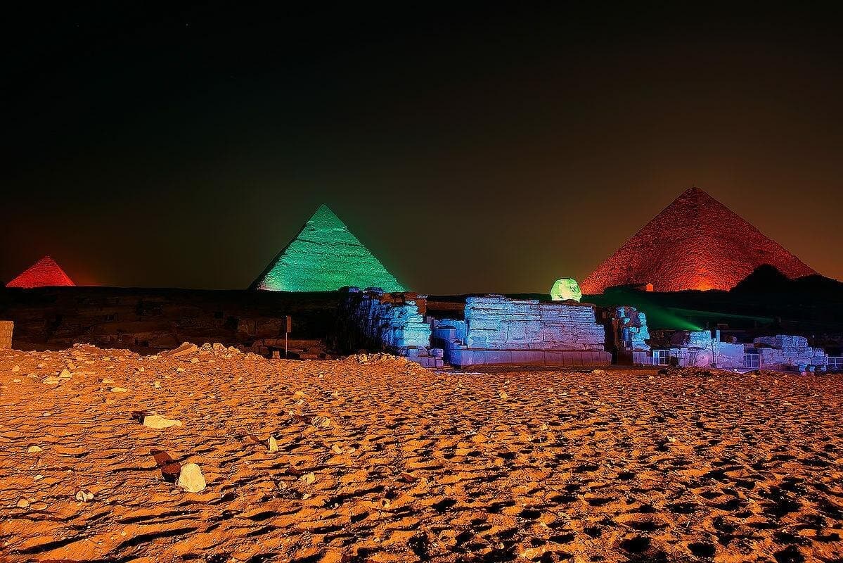 Private Giza Pyramids Sound and Light Spectacle