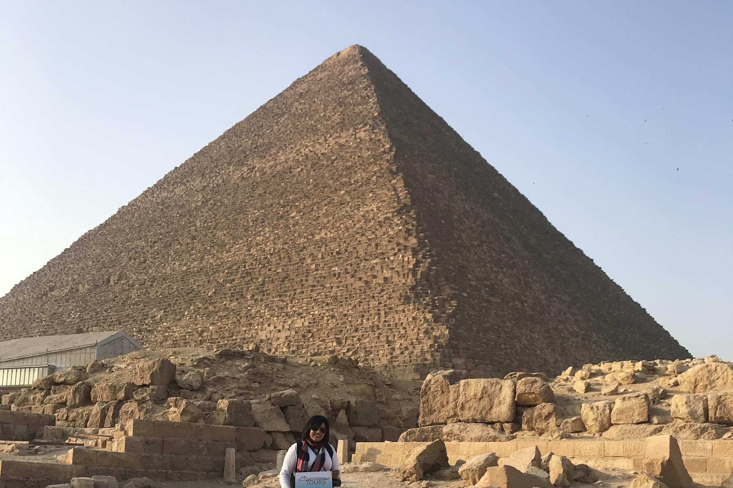 Giza Pyramids and Grand Egyptian Museum and Old Cairo