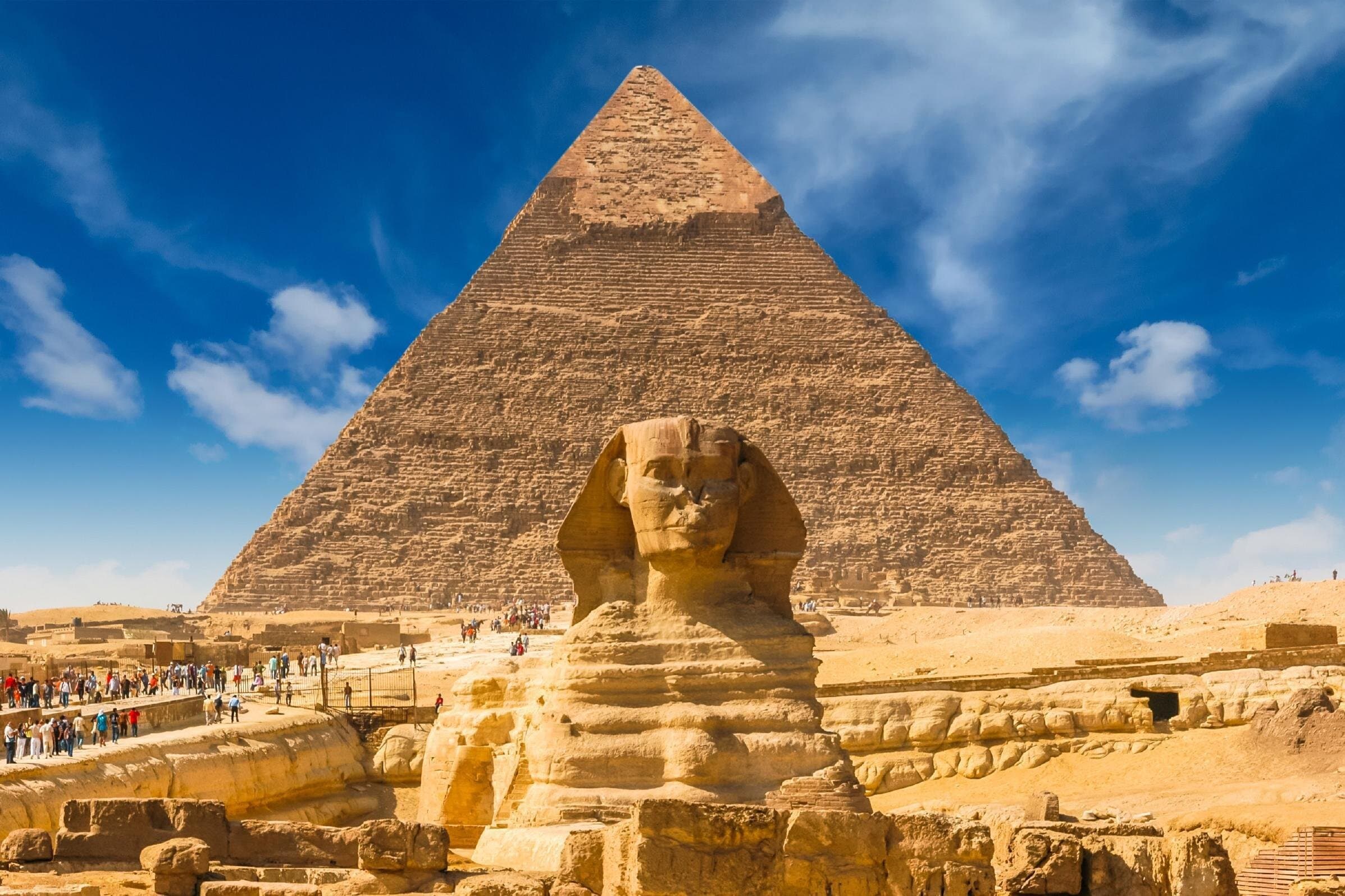 Private Day Trip Egyptian Museum Giza Pyramids and Nile River in Cairo