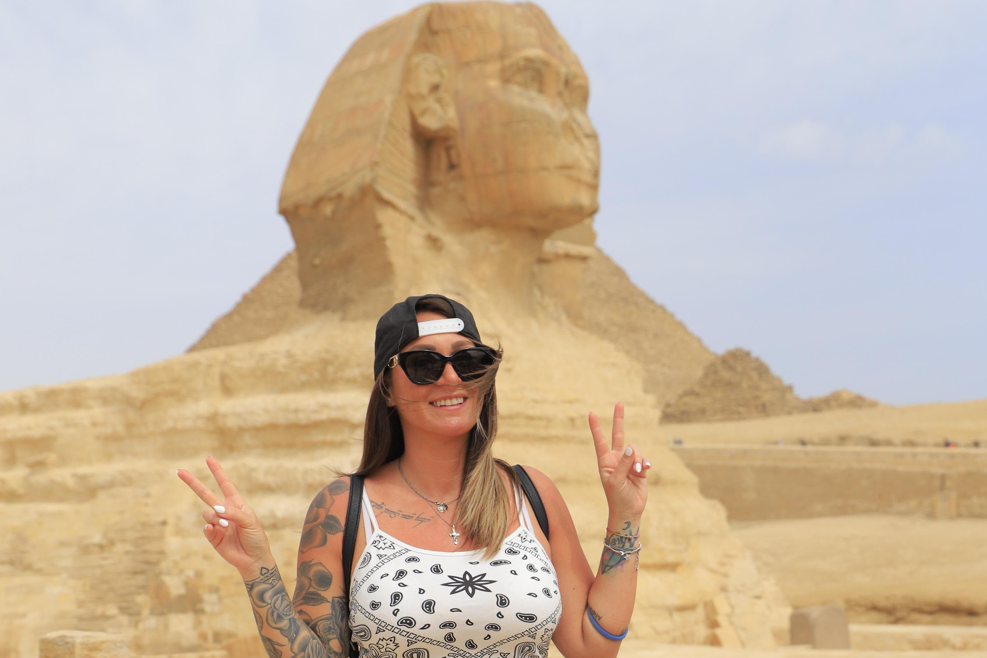 Private Day tour to Giza Pyramids Sphinx felucca and Cairo Tower