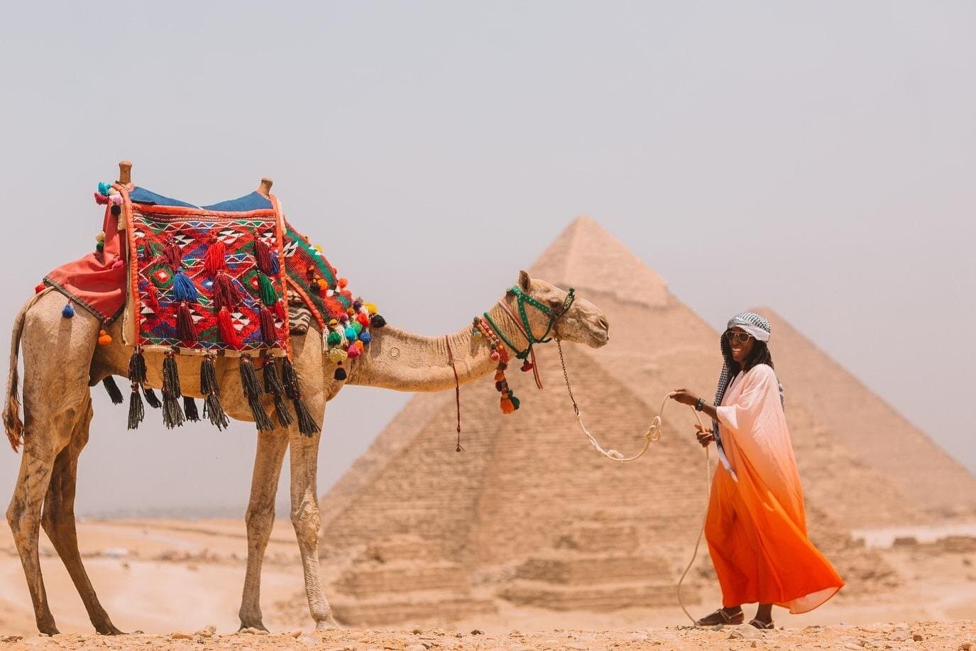 ( Stopover Tour Of Cairo ) Private All Inc.Pyramids,Camel Ride,Museum& Lunch