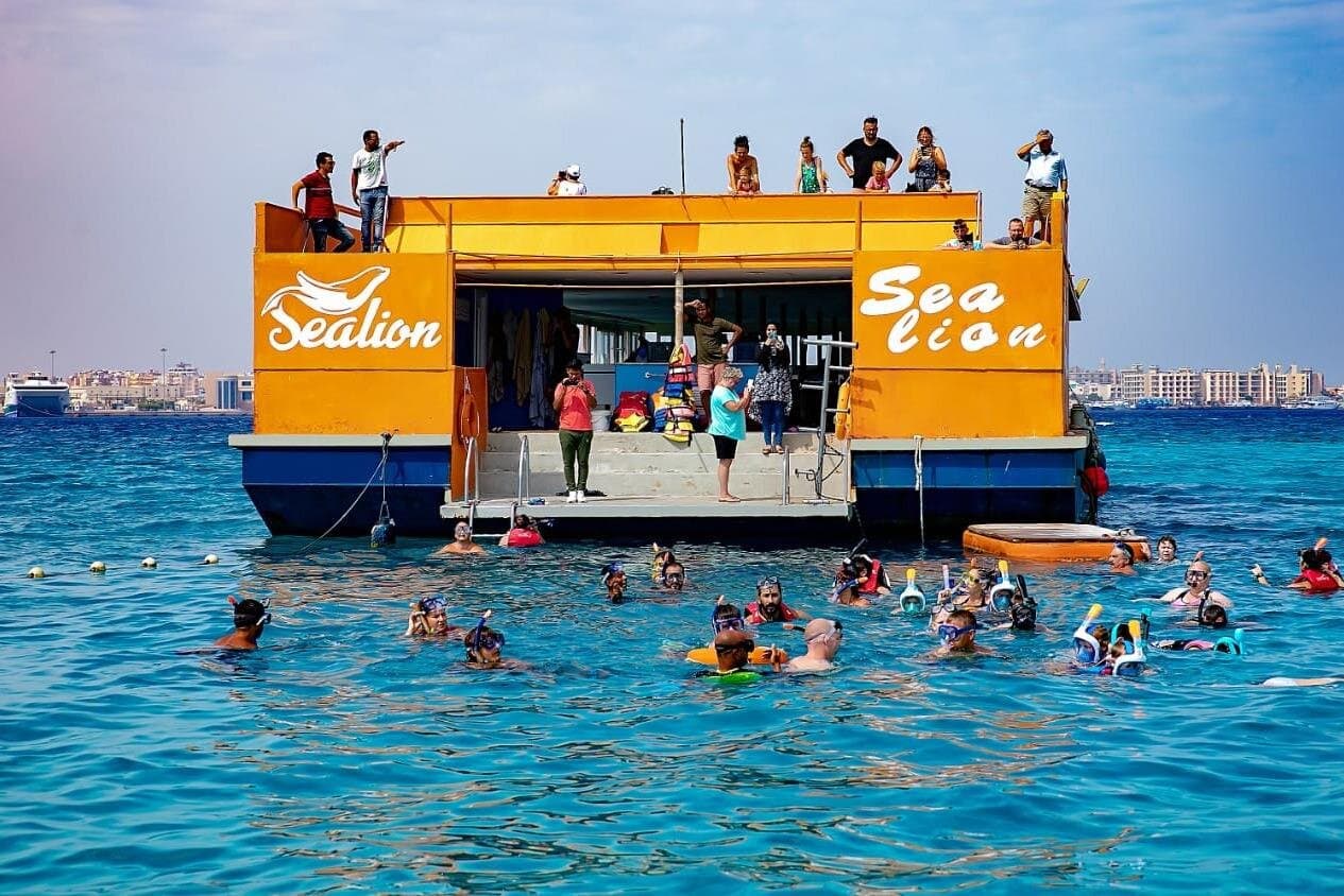 From Hurghada: Sea Lion Semi Submarine with Snorkeling