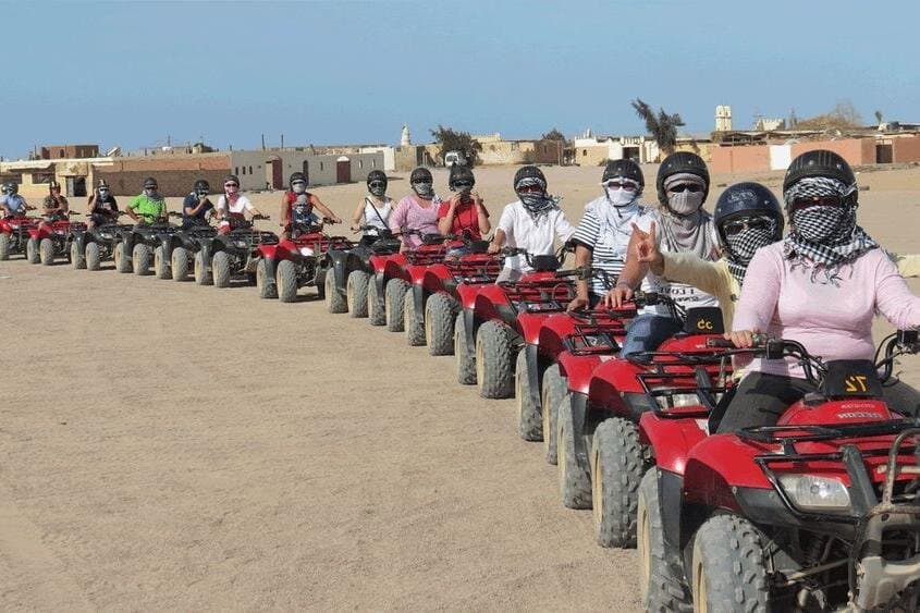 Sunset Desert Safari Trip by ATV Quad at Marsa Alam